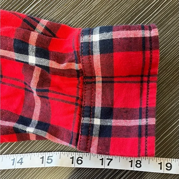 Tommy Hilfiger Plaid Long Sleeve Shirt Women's Large - Picture 10 of 12